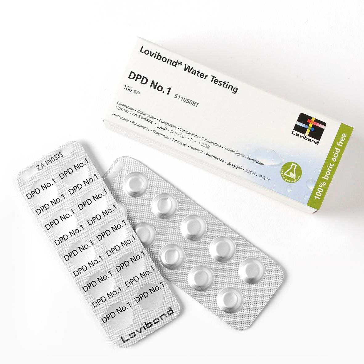 Lovibond DPD No. 1 Tablets for Water Testing